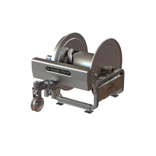 Marshal Excelsior Excela-Wynd Hose Reel LH Inlet Type D Flange Propane Bobtail