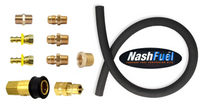 1/2" ID Low Pressure Propane Natural Gas Hose Quick Connect Connection NPT LPG