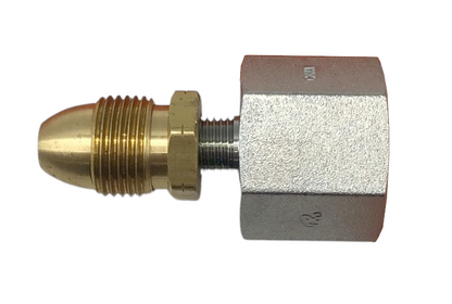 Male POL Hard Nose to Female 3/4" NPT FPT Pipe Thread Adapter Full Flow