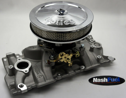 IMPCO HOLLEY WEIAND SMALL BLOCK INTAKE MANIFOLD CT425M-2 THROTTLE PLATE LPG 425