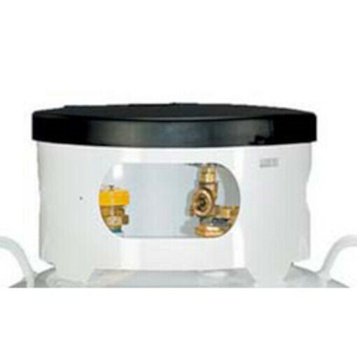 200lb / 420lb Propane Tank Lid 16" Diameter Cover Top Above Ground Black Plastic