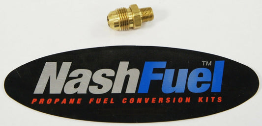 1/8" MALE NPT 3/8" MALE SAE FLARE PIPE THREAD PROPANE NATURAL GAS FITTING BRASS