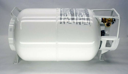 Manchester Horizontal Propane Tank 30 Lb 30Lb Mount Vapor Withdraw Motorhome RV