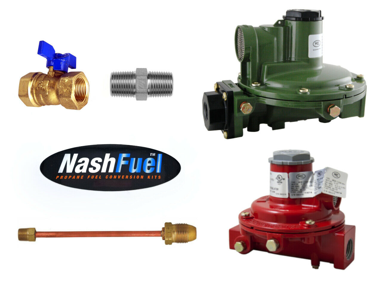 Marshall Regulator Home Propane Supply Kit 1122H-AAJ 1622-BCF 1/2" Straight LP