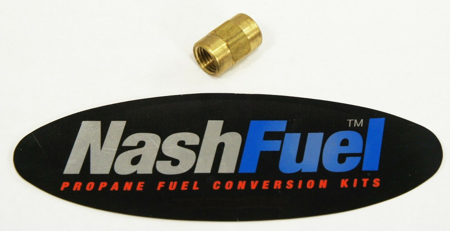FEMALE 1/4" NPT TO FEMALE 1/4" NPT STRAIGHT PIPE PROPANE NATURAL GAS FITTING LPG