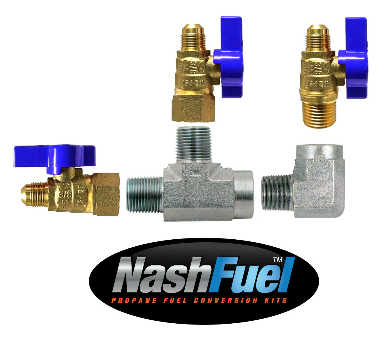 3/8" Flare SAE Propane Natural Gas Manifold Ball Valve Lock Off Low Pressure LPG