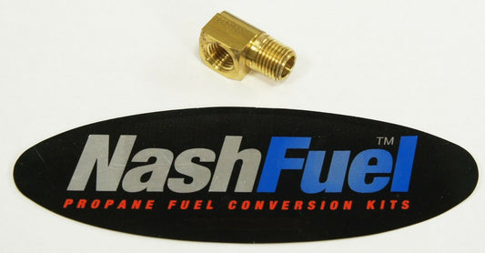 90° FEMALE 1/4" NPT TO MALE 1/4" NPT PIPE THREAD PROPANE NATURAL GAS FITTING LPG