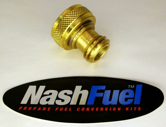 ME569 1-3/4" FEMALE ACME 1-5/16" MALE PROPANE TANK FILLER ADAPTER MOTOR FUEL FORKLIFT
