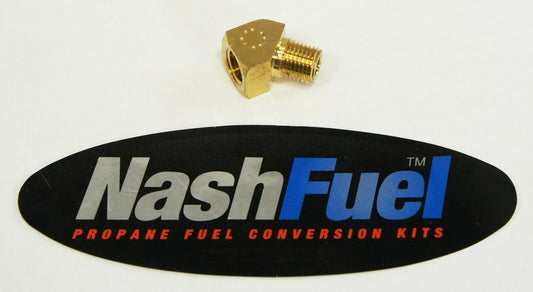 45° FEMALE 1/4" NPT TO MALE 1/4" NPT PIPE THREAD PROPANE NATURAL GAS FITTING LPG