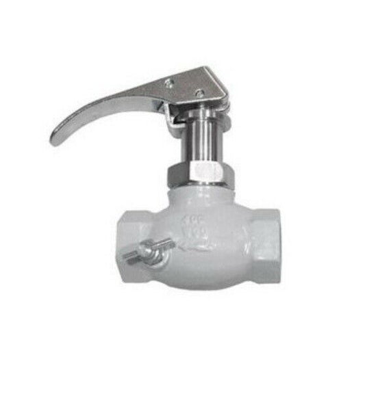 ME820-4 1/2 FPT x 1/2 FPT Iron body quick acting globe valve valve with bleeder