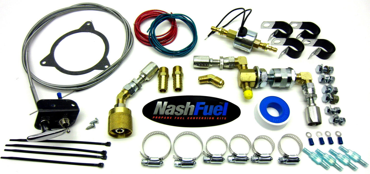 Dual Fuel Propane & Gasoline Kit V6 V8 Carbureted Engines up to 270HP LPG