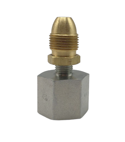 Male POL Hard Nose to Female 3/4" NPT FPT Pipe Thread Adapter Full Flow
