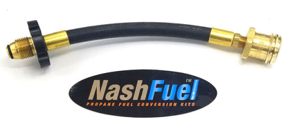 Propane Vapor BBQ Grill Tank Extension Hose w Check Valve POL 1-5/16" ACME 100lb