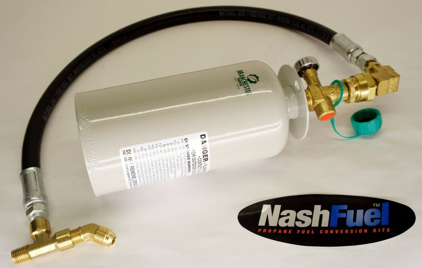 1LB TANK ADAPTER KIT PROPANE FORKLIFT EMERGENCY SPARE EXTRA RESERVE REFILLABLE