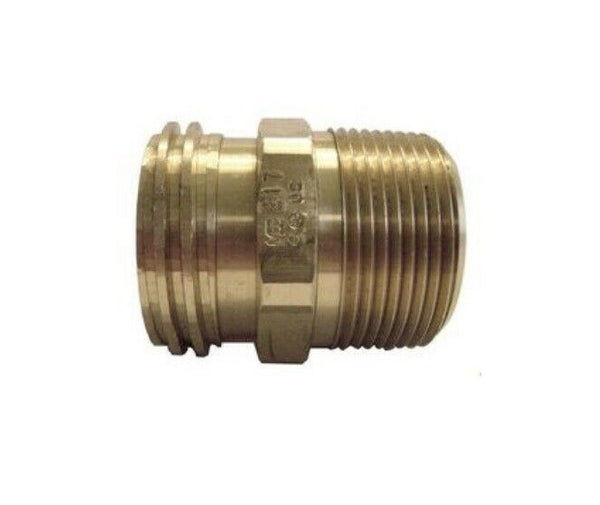 ME498-6/3 1-1/4 male acme 3/4 MPT pipe thread and 3/8 Female FPT brass adapter