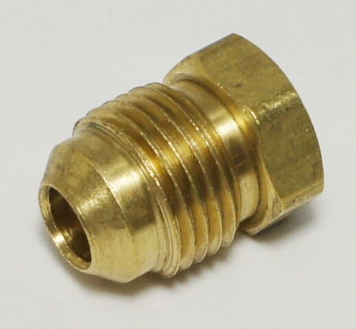 MALE 3/8" SAE FLARE PLUG CAP PROPANE NATURAL GAS FITTING LP