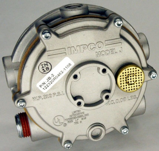 IMPCO MODEL JB-2 PROPANE CONVERTER REGULATOR SILICONE VAPORIZER ALTERNATIVE FUEL