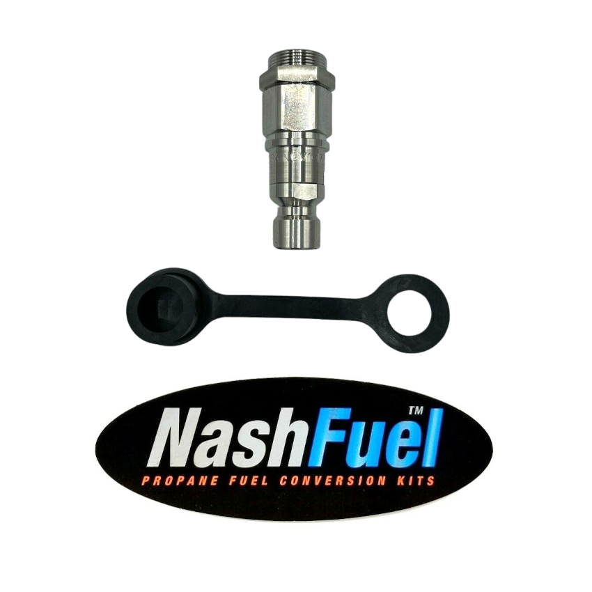New CNG NGV1 Bulkhead Receptacle With Internal Check Valve (Female)