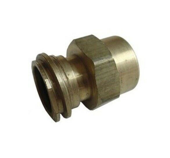 ME192 1-1/4 male acme 1/2" FPT female pipe thread brass propane adapter