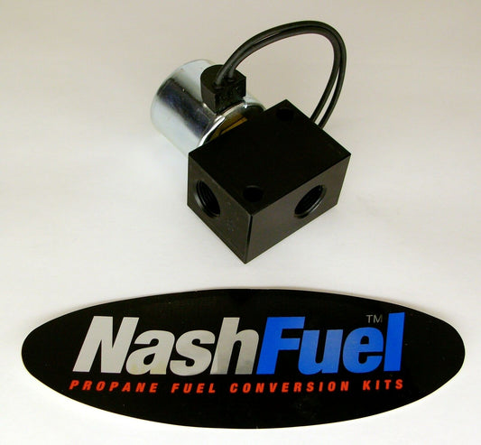 HIGH FLOW 12 VOLT GASOLINE LOCK OFF VALVE LOCKOFF AIR 12V 150PSI PRESSURE GAS