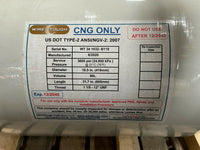 New 80L Type 2 II CNG Tank Cylinder Compressed Natural Gas 1-1/8-12 O-ring Seal