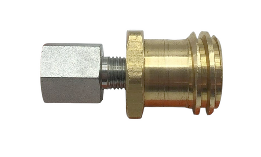 QCC 1-5/16" Male Acme Grill BBQ Propane Fitting Adapter F. POL 3/8" FPT Pipe NPT