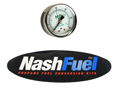 MEJ512 0-60psi Marshall Excelsior Pressure Gauge Dial Propane Air 1/4" NPT