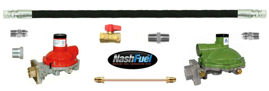 Cavagna Regulator Home Propane Supply 988HP-09 998LP-02 3/4" Straight 96" HOSE