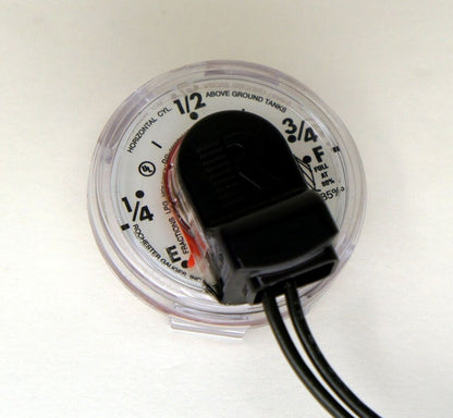 MANCHESTER 5651S02537 SNAP IN PROPANE SIGHT GAUGE DIAL FUEL 90 OHM SENDER UNIT G12846
