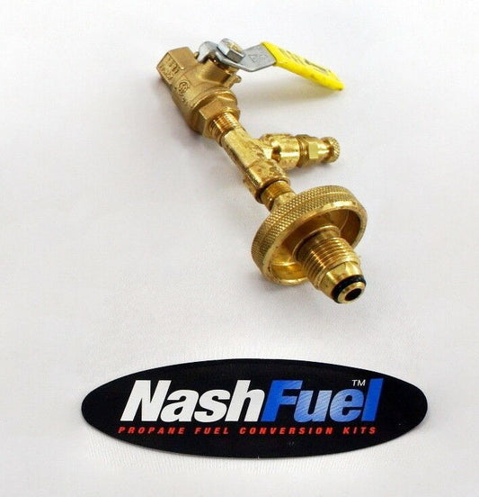 PROPANE POL HAND WHEEL BALL VALVE LOCK OFF BLEEDER VALVE TO LIQUID TRANSFER KIT