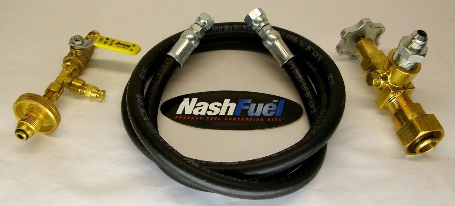 1-5/8"-20 F. POL LIQUID PROPANE TRANSFER TANK GRILL FILLER FILL UNLOADING 10FT