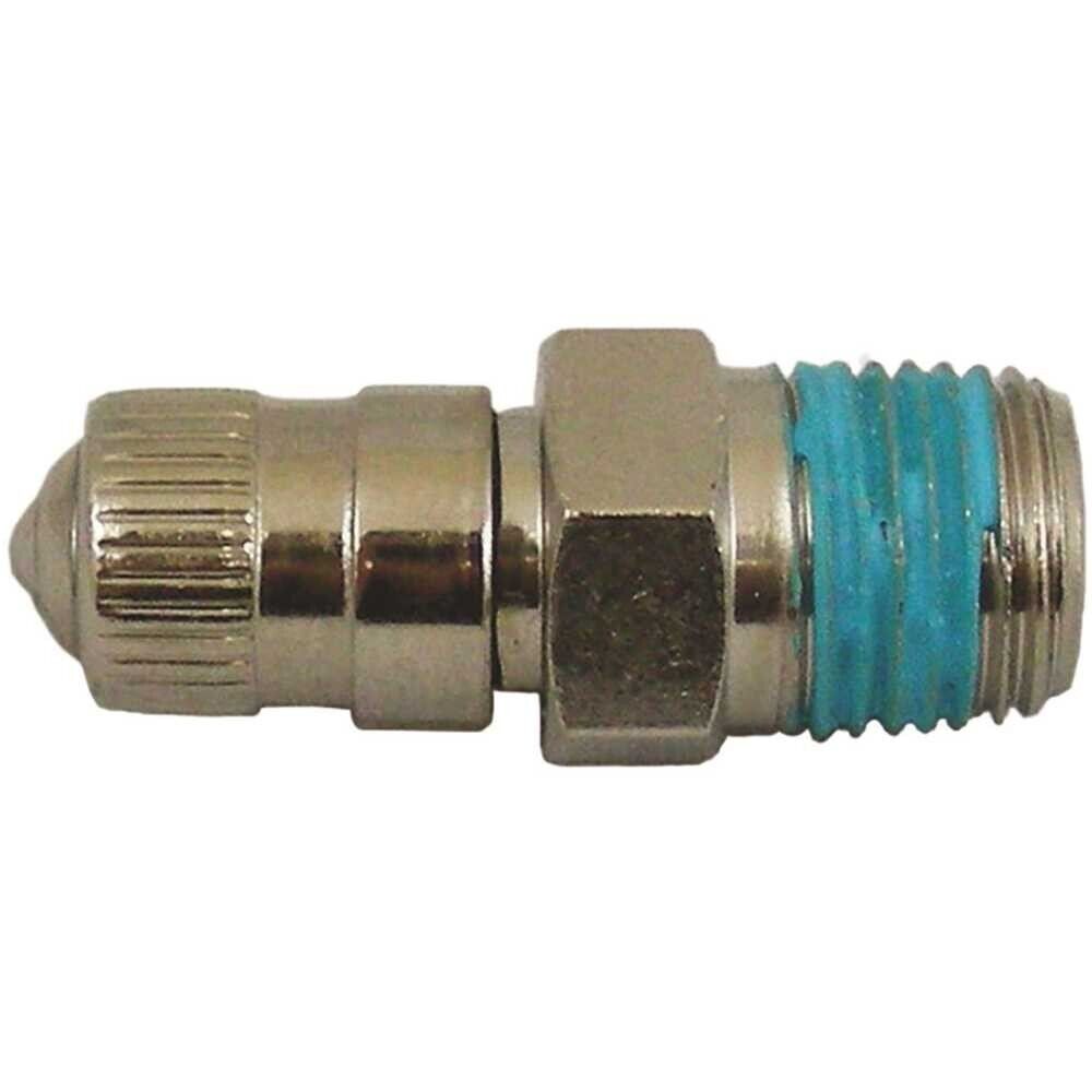 Propane LPG Pressure Test Tap Valve 1/8" MPT NPT Male Schrader adaptor Cap Stem