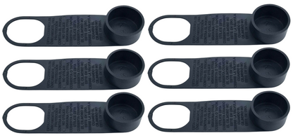 Rubber Grill Tank Valve Black Dust Cap Acme Thread OPD Propane 20lb 30lb LOT