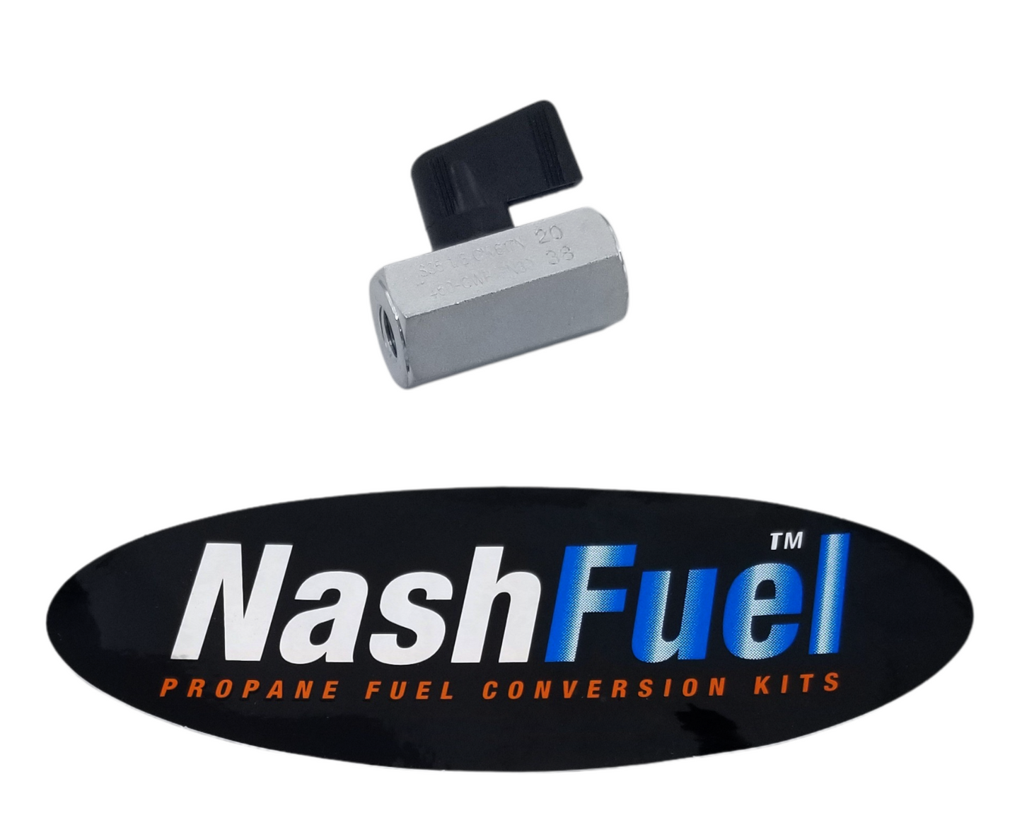 Propane Natural Gas Micro Ball Valve 250psi 1/8" NPT 3/8" Flare Hose Barb 1/4"