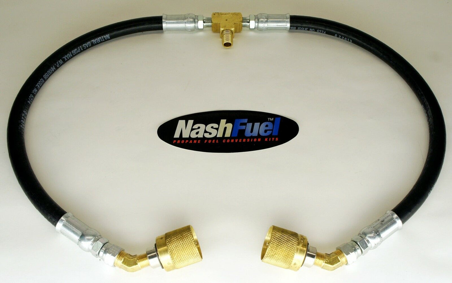 T TEE LPG HOSE ASSEMBLY CONNECT 2 LIQUID PROPANE TANKS FORKLIFT MOWER ROCK CRAWL