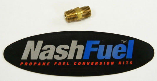 MALE 1/4" NPT TO MALE 1/4" NPT STRAIGHT PIPE PROPANE NATURAL GAS FITTING HEX LPG