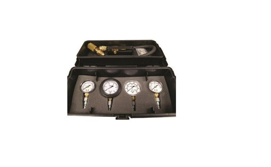 SQTG4A Type A Schrader Valve Propane Test Kit 300 PSI 30 PSI, 5 PSI - 35" WC Gauges