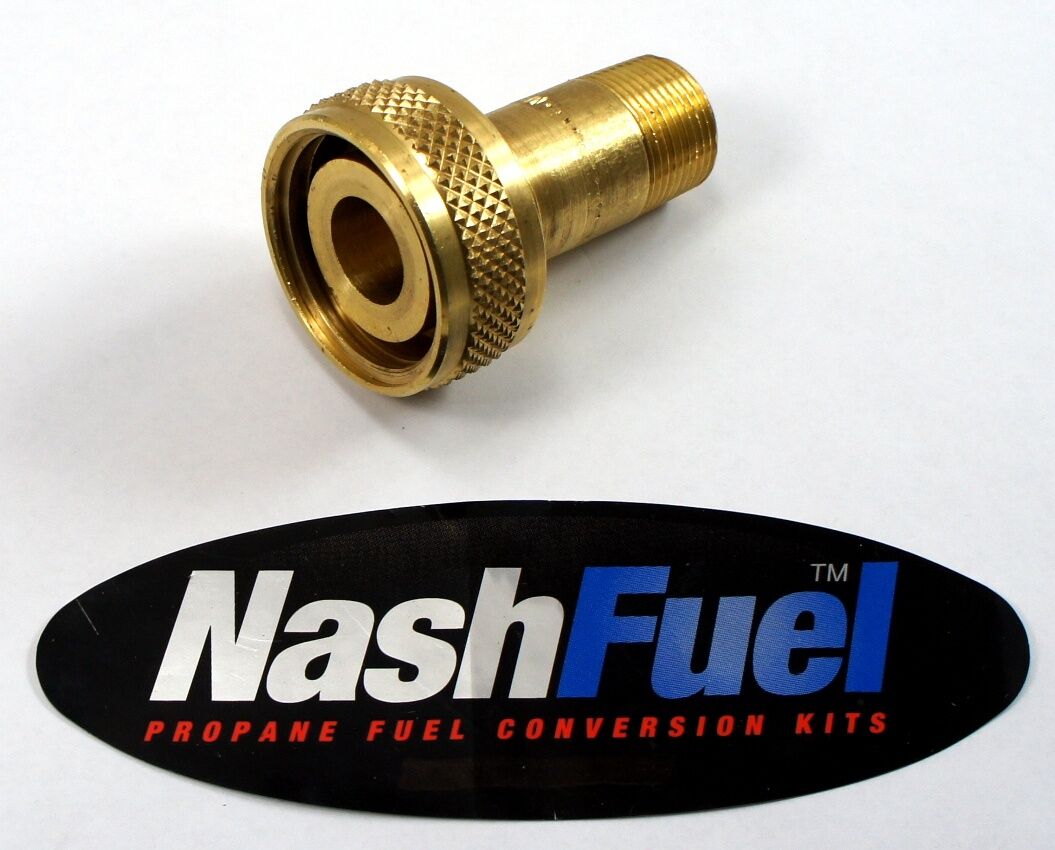 FEMALE 1-3/4" ACME PROPANE CONNECTION TO MALE 1" NPT MPT PIPE THREAD LPG FILLER