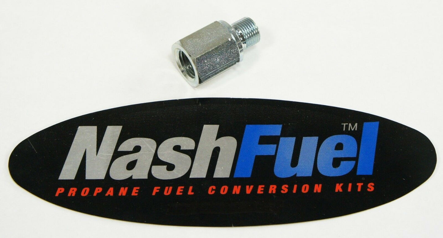 M12X1 MALE METRIC TO 1/4" NPT FEMALE PIPE THREAD CNG FITTING ADAPTER NATURAL GAS