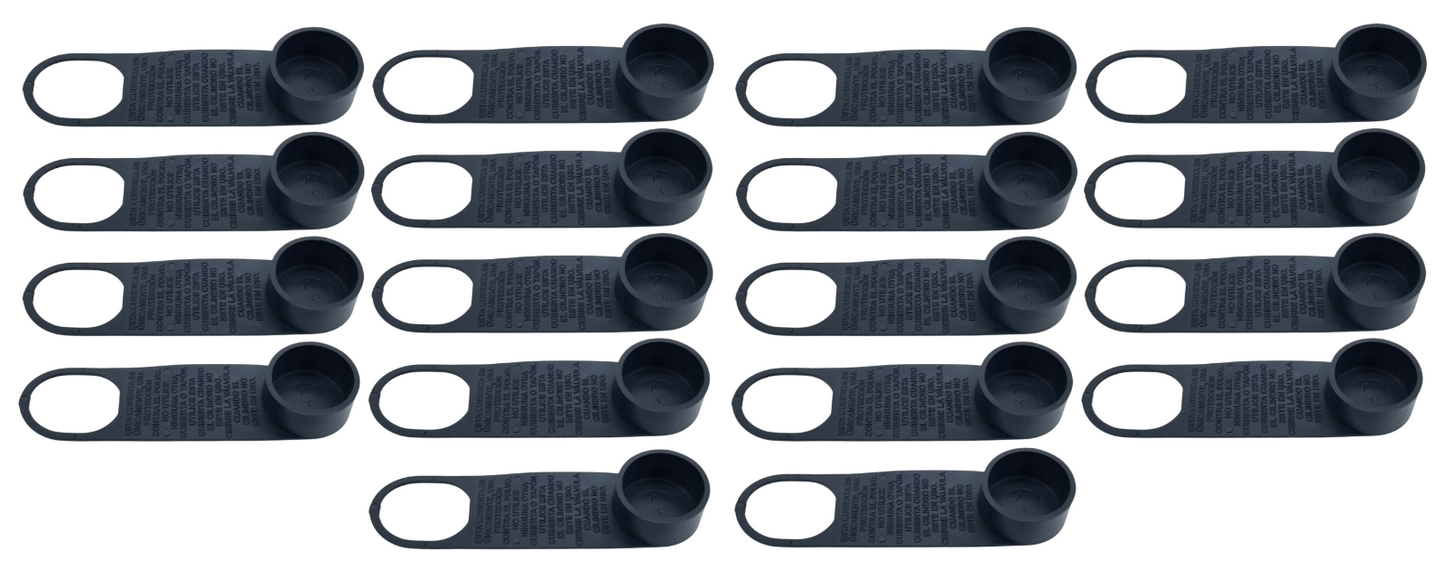 Rubber Grill Tank Valve Black Dust Cap Acme Thread OPD Propane 20lb 30lb LOT