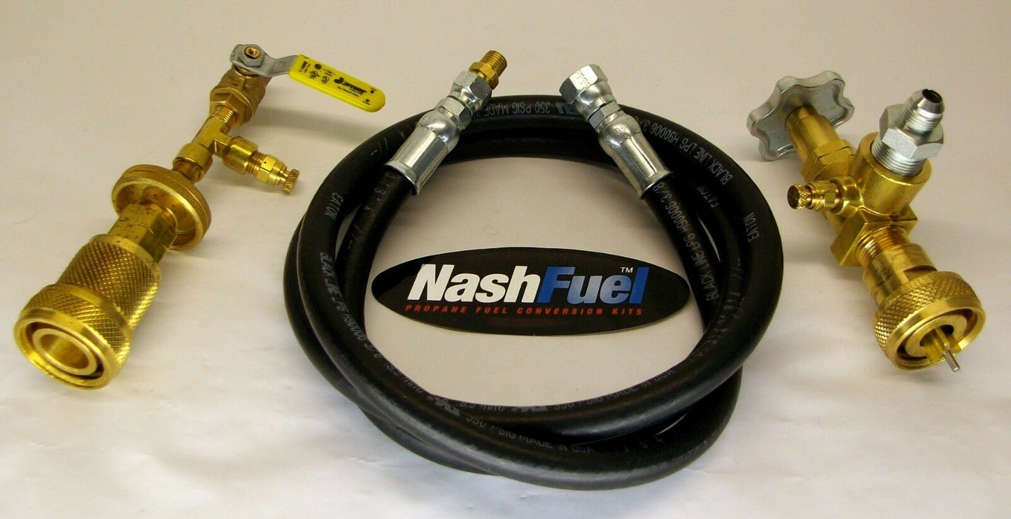 1-3/4" ACME TO POL 1-5/16" 1-3/4" ACME LIQUID PROPANE TRANSFER KIT TANK GRILL LP