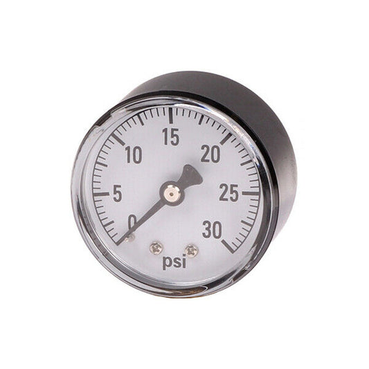 0-30psi 1/8" Male NPT Back Mount Pressure Gauge Propane Natural Gas Air LPG