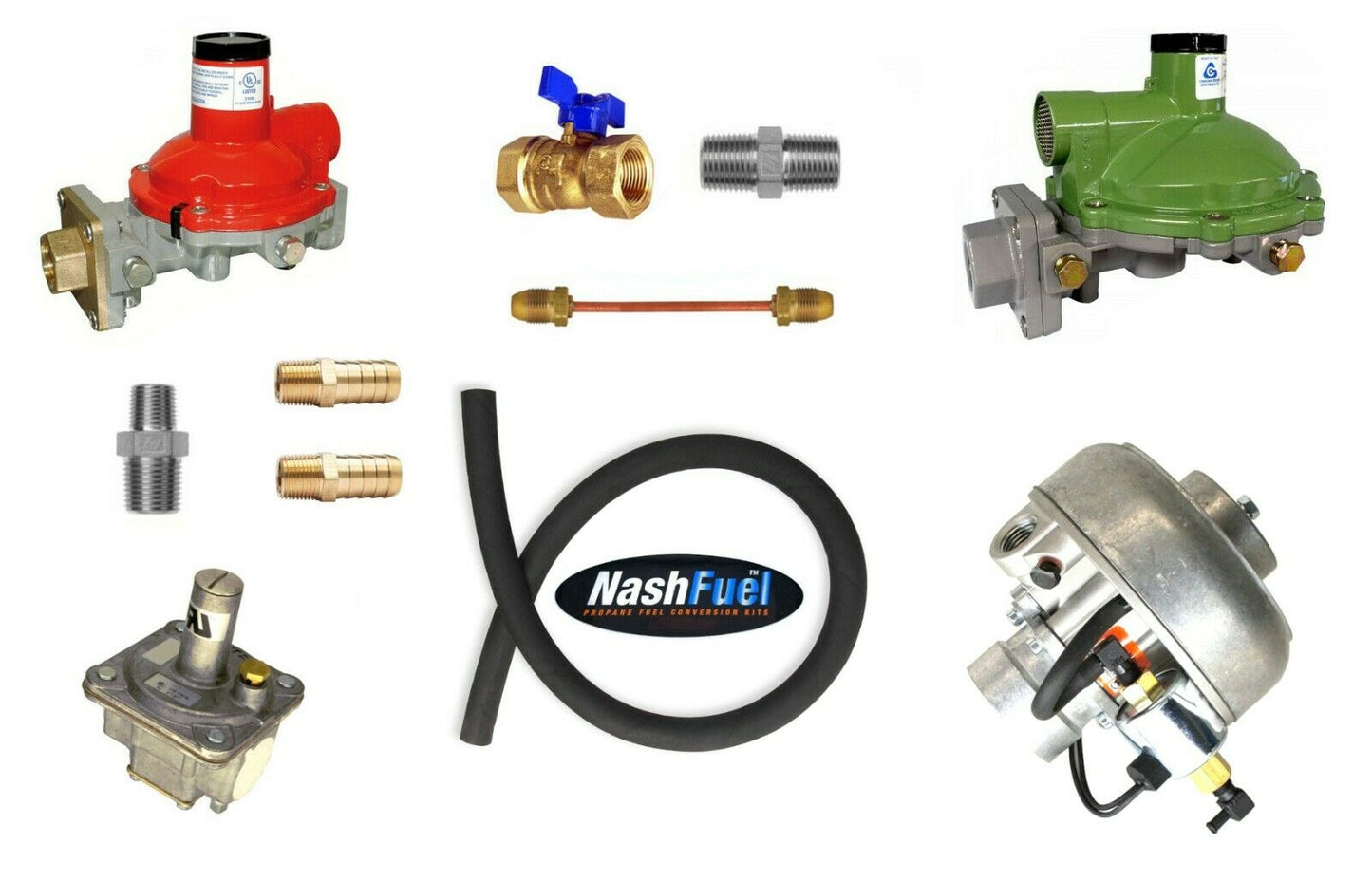 Dual Fuel Propane Conversion 100HP Ford 4.9L 300 LPG Generator 2-1/4" Stationary