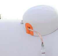 250 500 1,000 Gallon Propane Tank Cylinder Dome Lid Seal Orange White Gray LPG