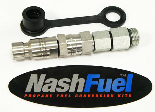 NGV1 7/8"-14 THREAD 5/8" MALE O-RING 3600 PSI CNG QUICK CONNECT FAST FILL NOZZLE