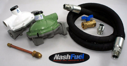 PROPANE HOME SUPPLY KIT 1 MILLION BTU REGULATOR 3/4" 6FT CRIMPED HOSE HOUSE 90°