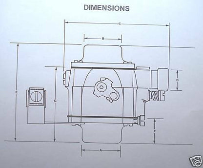IMPCO LPG PROPANE CARBURETOR MIXER CA50  CA55 CA55-758L