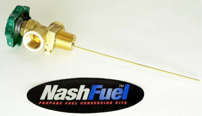 60LB PROPANE VAPOR TANK CYLINDER SERVICE VALVE POL GRILL LPG 7.6" DIP TUBE DT