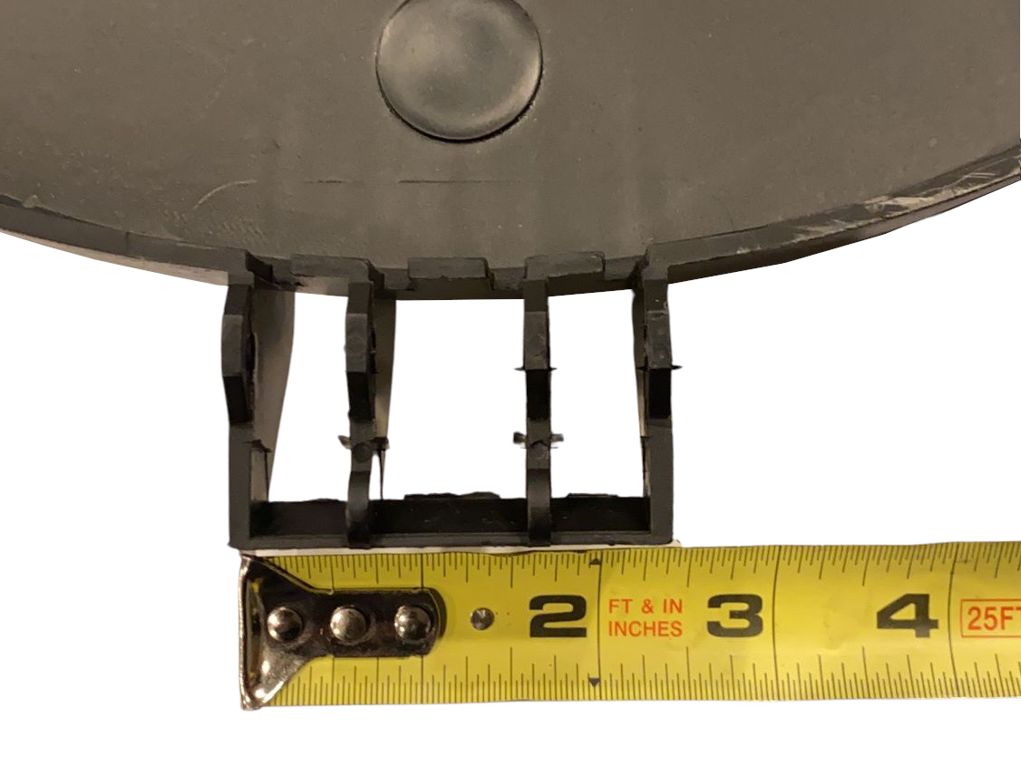 200lb / 420lb Propane Tank Lid 16" Diameter Cover Top Above Ground Black Plastic