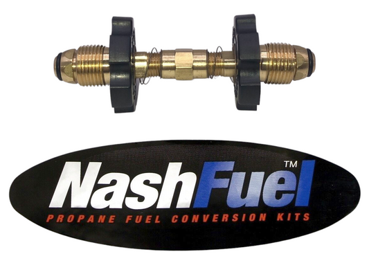 4-5" Hogtail Pigtail Male POL Solid Rigid Swivel Ends Propane Tank Handwheel